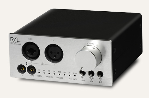 Dsd256 Pcm 24bit 384khzバランス駆動 標準シングルエンド両対 Usbヘッドホンアンプ Ral Dsdha5 Ratoc Audio Lab